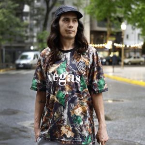 VEGAS APPAREL - POLERA MANGA CORTA - CAMO - DRYFIT - XL